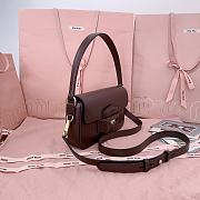 Miumiu Penny Leather Bag Brown 5BD270 - 23x13.5x5cm - 3