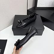 Chanel Ballet Flats Lamskin Calfskin Black - 3