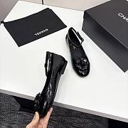 Chanel Ballet Flats Patent Calfskin Black - 6