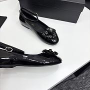 Chanel Ballet Flats Patent Calfskin Black - 5