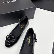 Chanel Ballet Flats Patent Calfskin Black - 4