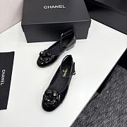 Chanel Ballet Flats Patent Calfskin Black - 2