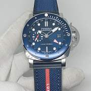 Submersible GMT Luna Rossa Titanio Watch PAM01507 - 5