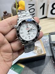 Omega Diver 300M Watches Seamaster 42mm White - 4