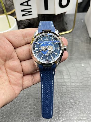 Omega Seamaster Aqua Terra 150M Worldtimer 43mm Blue 