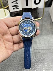 Omega Seamaster Aqua Terra 150M Worldtimer 43mm Blue  - 2