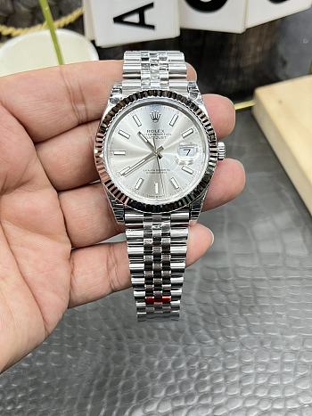 Rolex Datejust 41mm Silver