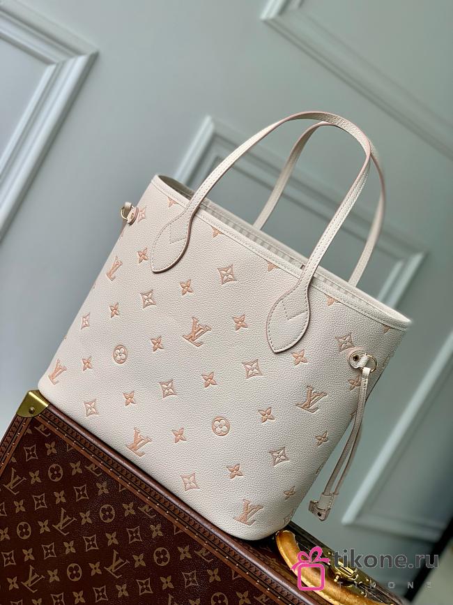 LV Neverfull MM Monogram Empreinte Leather Eden M14285 - 31x28x14cm - 1