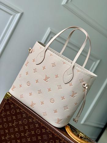 LV Neverfull MM Monogram Empreinte Leather Eden M14285 - 31x28x14cm