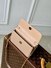 LV Wallet On Chain Bloom Beige M14851 - 20x11.5x4cm - 6