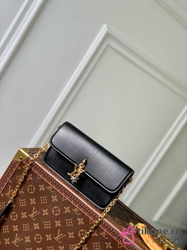 LV Wallet On Chain Bloom Black M14564 - 20x11.5x4cm - 1
