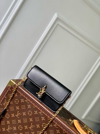 LV Wallet On Chain Bloom Black M14564 - 20x11.5x4cm