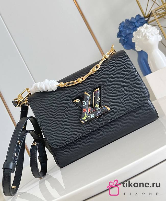 LVxTM Twist MM Slim Bag Black M13243 - 23x16x8cm - 1