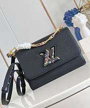 LVxTM Twist MM Slim Bag Black M13243 - 23x16x8cm - 1