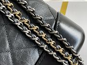 Chanel Gabrielle Aged Lambskin Calfskin Black - 20x15x8cm - 3