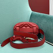 Gucci Quilted GG Marmont Waist Belt Bag Red - 18x11x5cm - 4