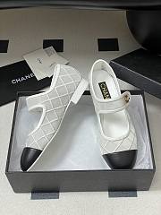 Chanel Coco Beach Mary Janes White - 6