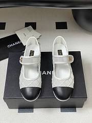 Chanel Coco Beach Mary Janes White - 3