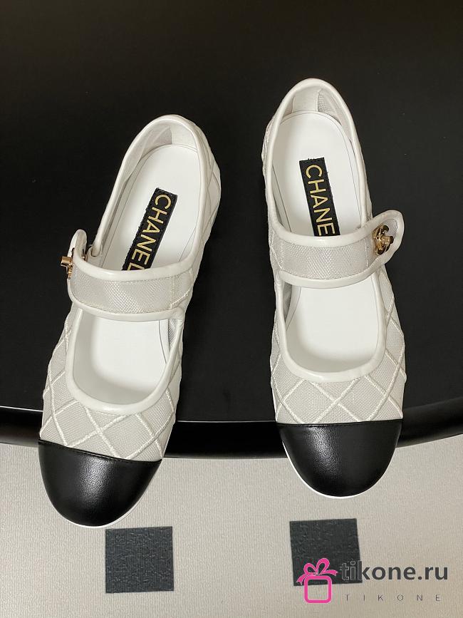 Chanel Coco Beach Mary Janes White - 1