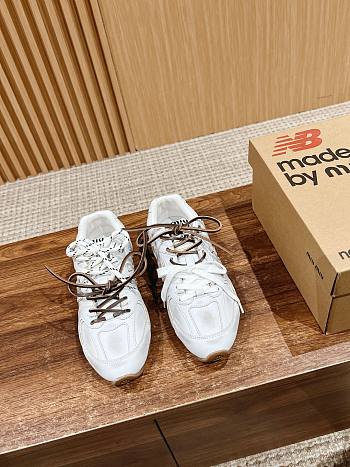 New Balance X Miu Miu 530 Sl Leather Sneakers White 