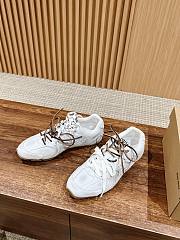 New Balance X Miu Miu 530 Sl Leather Sneakers White  - 5