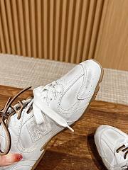 New Balance X Miu Miu 530 Sl Leather Sneakers White  - 3