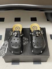 Chrome Hearts Toga Studded Leather Loafers Black - 5