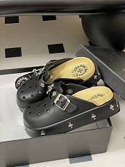 Chrome Hearts Toga Studded Leather Loafers Black - 6