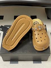 Chrome Hearts Toga Studded Leather Loafers Brown - 6