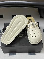 Chrome Hearts Toga Studded Leather Loafers White - 2