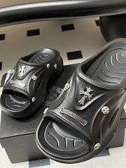 Chrome Hearts Studded Clog Rubber Mules Black - 5