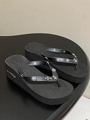 Chromehearts Studded Flip-Flops Black - 3