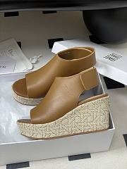 Attitude Dior Wedge Sandal Camel Calfskin 9.5cm - 6