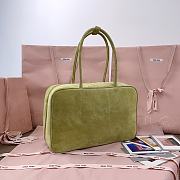 Miumiu Suede Beau Bag Green - 34x23x10cm - 6