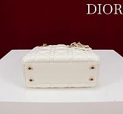 Mini Lady Dior Bag Latte Cannage Lambskin - 17x15x7cm - 3