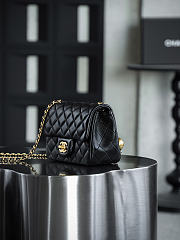 Chanel Mini Square Black With Pearl Crush Crossbody Bag - 18x13x7cm - 6