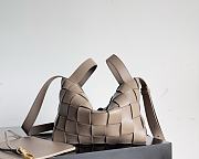 Bottega Veneta Bowling Cassette Woven Leather Bag Pinecone - 22x16x13cm - 1