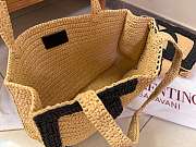 Valentino Garavani Viva Superstar Medium Shopping Bag In Raffia - 37x24x9cm - 6