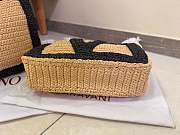 Valentino Garavani Viva Superstar Medium Shopping Bag In Raffia - 37x24x9cm - 3