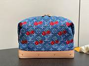 LVxTM Cosmetic Pouch GM Monogram Cherry Denim M13893 - 27x18x9cm - 1