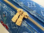 LVxTM Cosmetic Pouch GM Monogram Cherry Denim M13893 - 27x18x9cm - 2