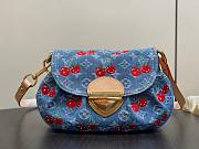 LVxTM Sunset Monogram Cherry Denim M13680 - 27x18x3cm - 4