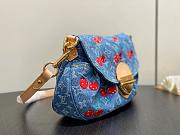 LVxTM Sunset Monogram Cherry Denim M13680 - 27x18x3cm - 5
