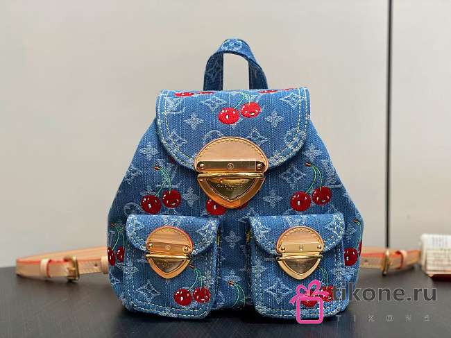 LVxTM Venice NM Monogram Cherry Denim M13679 - 26x24x7cm - 1