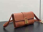 LV Wallet On Chain Low Key Cognac Brown M12147 - 22x13x3.5cm - 2