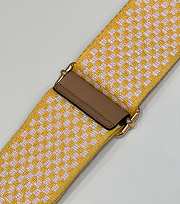 Fendi Embroidered Canvas Leather Strap 120cm 18854	 - 4
