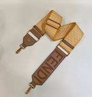 Fendi Embroidered Canvas Leather Strap 120cm 18854	 - 5