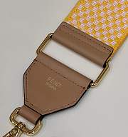 Fendi Embroidered Canvas Leather Strap 120cm 18854	 - 6