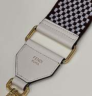 Fendi Embroidered Canvas Leather Strap 120cm 18855	 - 6