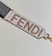Fendi Embroidered Canvas Leather Strap 120cm 18855	 - 5